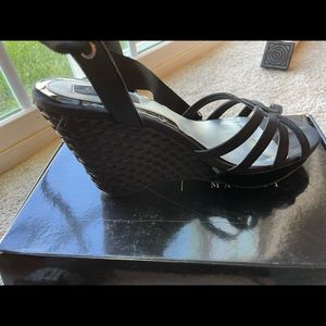 Wedge heel sandal from White House Black Market. Worn once. Size 9